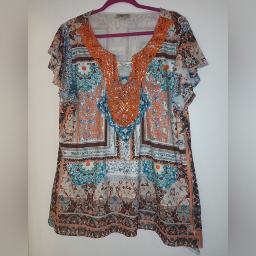 One World Designer Blouse 2x